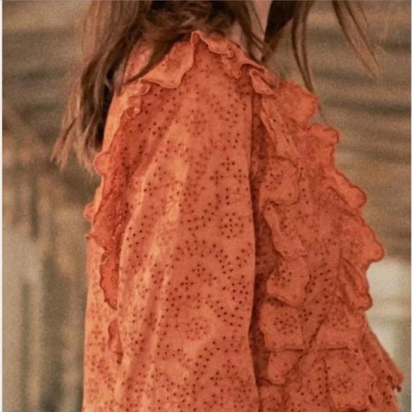 THE GREAT eyelet ruffle top - Picture 5 of 10